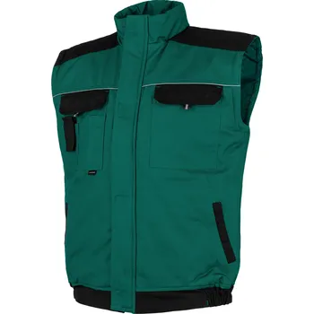 pracovní vesta Primo bavlněná zateplená vesta zelená černá 3XL ODĚVY Sklad18 012-K90V-3XL (ODĚVY Sklad18)