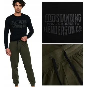 Pánské pyžamo HENDERSON Pánské pyžamo s dlouhým rukávem 40040x99 XXL