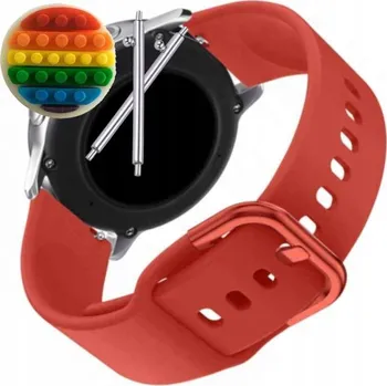 Pouzdro na mobilní telefon Pásek Řemínek pro Zeblaze Ares 3 Plus, Silikon Červený Poutko, nastavitelný