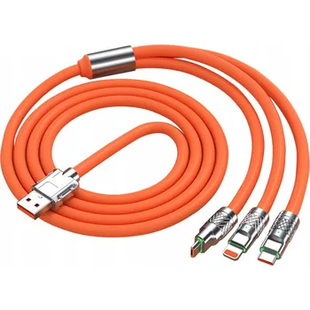 Datový kabel Nabíjecí kabel 3 v 1 120 W, datový kabel, Samostatné kabely