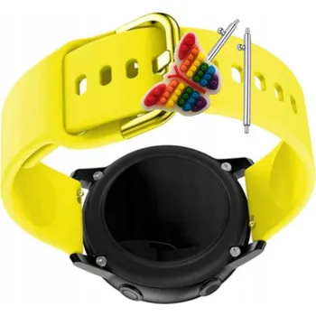 Pouzdro na mobilní telefon Řemínek Řemínek pro Oro-Med Oro-Smart Fit 5, Silikonový Žlutý Smyčka, nastavitelný