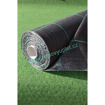 Mulčovací textilie Agrojutex Tkaná textilie, agrotextilie EXTRA PEVNÁ 130g/m2, 100m x 1,65m - černá + kolíky ZDARMA ZAHRADA Sklad6 0334 (ZAHRADA Sklad6 )