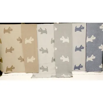 Dětská deka Dětská deka PIEL SA bavlna 110 cm x 140 cm šedá