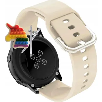 Pouzdro na mobilní telefon Pásek Řemínek pro Mibro A2, Silikon Béžová Poutko, nastavitelný