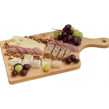 Kuchyňské prkénko Bambusové prkénko 38x20x1,5 cm na krájení, servírování, dekorativní DŘEVO RAVI