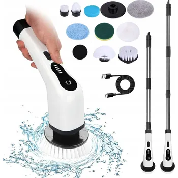 Elektrický zubní kartáček ROTAČNÍ MOP ELEKTRICKÝ ČISTICÍ KARTÁČ 9V1 PRO DOMÁCNOST A AUTO