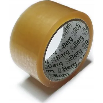 Balicí páska BERG 48 mm x 60 m (66 yardů) transparentní solventní - 1 kus