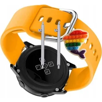 Pouzdro na mobilní telefon Pásek Řemínek pro Devill STORM, Mrkvový silikon, nastavitelný