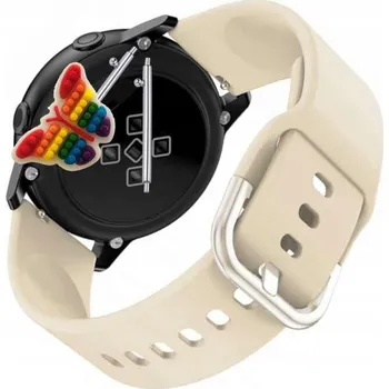 Pouzdro na mobilní telefon Řemínek Řemínek pro Rubicon RNCF35, Silikonový Béžový Smyčka, nastavitelný