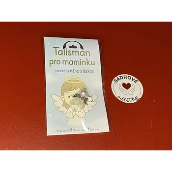 HandMade by VeJa Dárková karta - Talisman pro maminku (anděl)