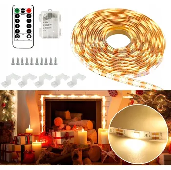 LED páska LED COB Neon pásek 3V 3m 180 diod Teplá bílá Vodotěsný IP65