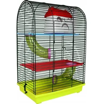 Klec pro křečka patrová s tubusem Grim 2