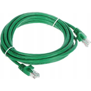 Síťový kabel Patchcord U/UTP kat. 5e 3m zelený