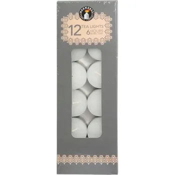 Svíčka Čajové svíčky TEALIGHT 6h 12 Ks