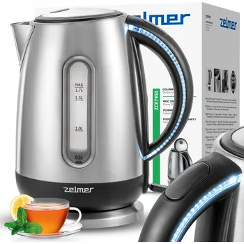 Rychlovarná konvice Rychlovarná konvice Zelmer ZCK7950 2000 W 1,7 l stříbrná/šedá