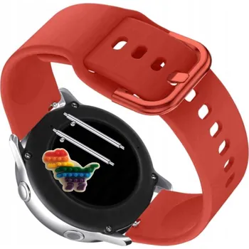 Pouzdro na mobilní telefon Řemínek Řemínek pro Rubicon RNCF35, Silikonový Červený s Poutkem, Nastavitelný