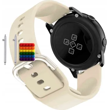 Pouzdro na mobilní telefon Řemínek Řemínek pro Amazfit GTR 2E, Silikonový Béžový Smyčka, nastavitelný