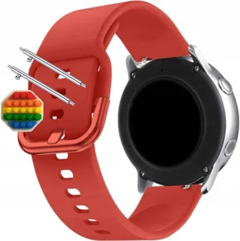 Pouzdro na mobilní telefon Pásek Řemínek pro Fitpolo Chytré Hodinky-AR01, Silikon Červený Poutko, nastavitelný