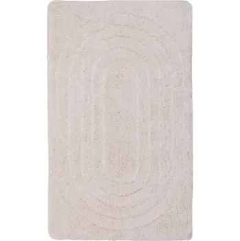 Koupelnová předložka KOUPELNOVÝ KOBEREČEK PROTISKLUZOVÝ MĚKKÁ KOUPELNOVÁ PŘEDLOŽKA KRÉMOVÁ 60X100