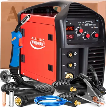 Svářečka Svářečka MIG/MAG MIDI MIG 220 WELDMAN s hořákem