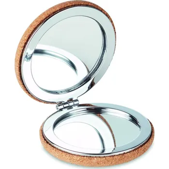Kosmetické zrcátko Zrcátko v korkovém pouzdru 15 bez potisku bez potisku