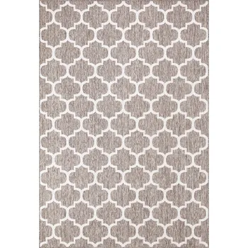 Koberec Koberec do exteriéru i interiéru čtyřlístek Sunny 4620 Béžový Krém 150x150