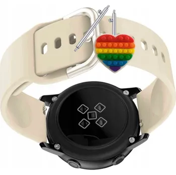 Pouzdro na mobilní telefon Řemínek Řemínek pro Colmi P8 Max, Silikonový Béžový Smyčka, nastavitelný