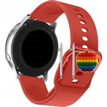 Pouzdro na mobilní telefon Pásek Řemínek pro Kospet Tank M2, Silikon Červený Poutko, nastavitelný