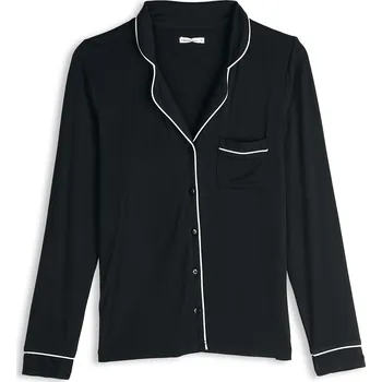 Dámské pyžamo GATE Pyžamový top s dlouhým rukávem na knoflíčky 34 625-1366/89