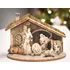 Betlém Amadea 20018-0B dřevěný skládací betlém 3D 7 cm