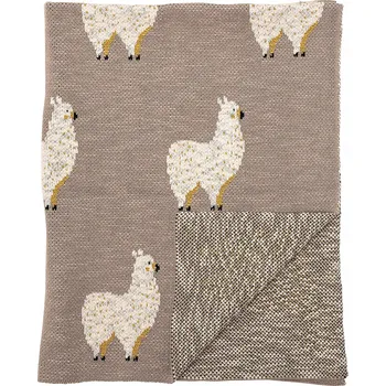 Dětská deka Dětská deka s lamami 80x100 cm