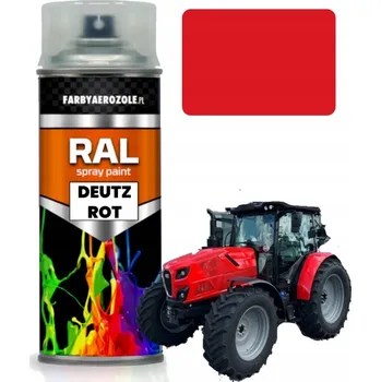 Barva ve spreji LAK BARVA PRO DEUTZ ČERVENÁ/ČERVENÝ ve SPREJI 400ML