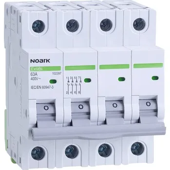 Jistič Noark 102396 Ex9BI 4P 40A Instalační vypínač, šířka 4 moduly, 4pól, 40A (Ex9BI 4P 40A)