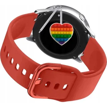 Pouzdro na mobilní telefon Pásek Řemínek pro Garett Kids Twin 4G, Silikon Červený Poutko, nastavitelný