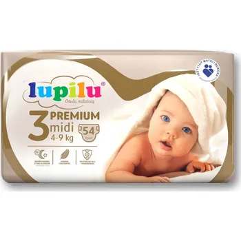 Přebalování Přebalovací pleny LUPILU 3 PREMIUM Midi 4-9 kg 54 ks