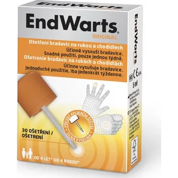 Přípravek na čištění pleti a oči Viatris EndWarts Original roztok k odstranění bradavic 5 ml