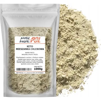 Chlebová směs Keto chléb 1 kg – směs na chléb s vysokým obsahem bílkovin a vláknina Kol-Pol