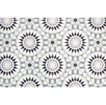 pvc podlaha Šířka 2 m PVC LINOLEUM VZHLED DLAŽDIC TMAVĚ MODRÁ ŠEDÁ