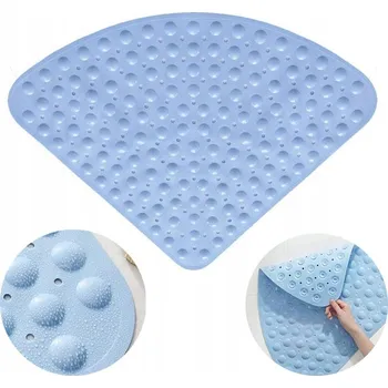 Obraz Prostiskluzová podložka do sprchy, masážní podložka na nohy 65x65 cm, MODRÁ