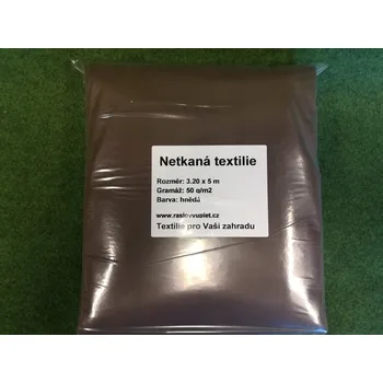 Mulčovací textilie Jutabond Netkaná textilie proti plevelu, 50g/m2, 5m x 3,2m - hnědá ZAHRADA Sklad6 0343 (ZAHRADA Sklad6 )
