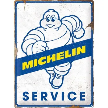 Plechová cedule Postershop Plechová cedule: Michelin - Service - 40x30 cm