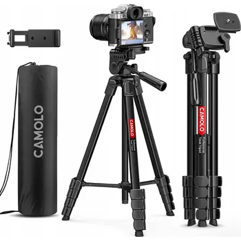 STATIV NA TELEFON 67palcový hliníkový TRIPOD pro fotoaparát držák CAMOLO