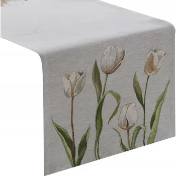 ubrus Běžec na stůl, odstíny šedé, vícebarevný, 140 x 45 cm