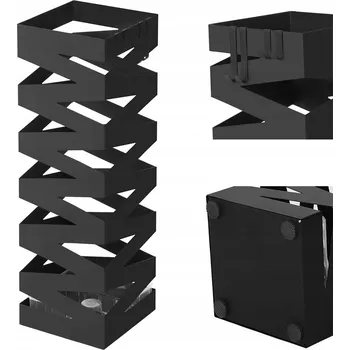 Stojan na deštník Stojan na deštníky kovový Songmics černý