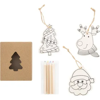 Vánoční ozdoba Oppland vánoční ozdoby na vybarvení na stromeček bez potisku 15 bez potisku bez potisku