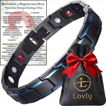 Náramek Módní magnetický náramek pro zdraví Pánský NEREZOVÁ OCEL PREMIUM