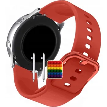 Pouzdro na mobilní telefon Řemínek Řemínek pro Samsung Galaxy Watch 5 Pro 45mm, Silikonový Červený Smyčka