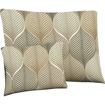 Povlak na polštářek Dekorativní povlak na polštář Velvet Deco Druk Modern Leaf 22 40x40