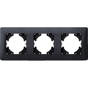 Elektrická zásuvka Anténní, elektrická, internetová a USB zásuvka do zdi Videx černá