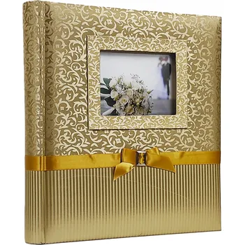 Fotoalbum Tradiční ALBUM BD-60 PG/BL 30 listů/60 stran LAURA svatební album k nalepování fotografií